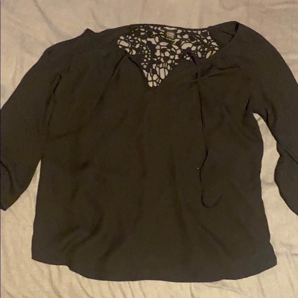 Black dress shirt
